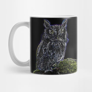 Owl Electric Silhouette 02 Mug